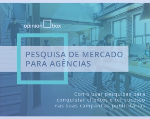 Capa E-Book Pesquisa de Mercado para Agências