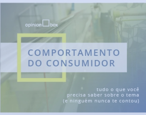 Capa E-Book Comportamento do Consumidor